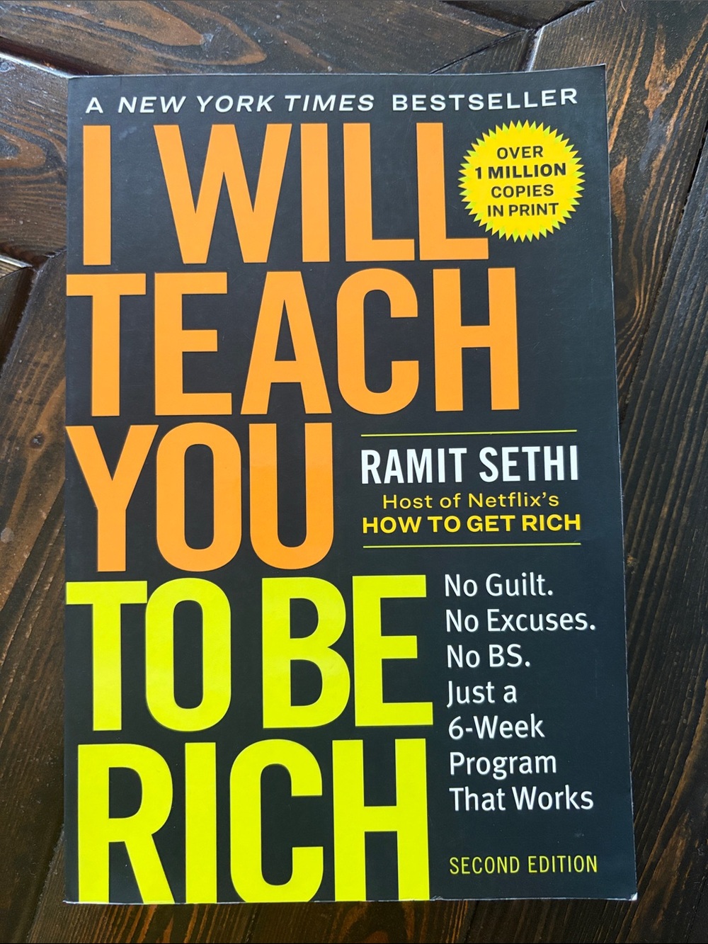I Will Teach You To Be Rich by Ramit Sethi - Yellow & Orange Text Paperback
